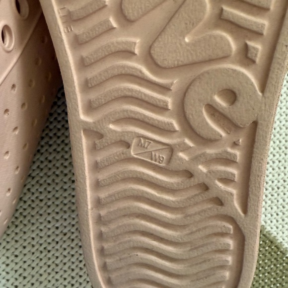 Native Shoes Pink Perforated Mules - Picture 3 of 4